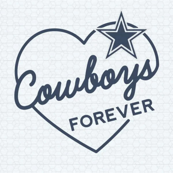 modern vintage with a playful twist Cowboys classic SVG design showing pride for Cricut and Silhouette cutting machines
