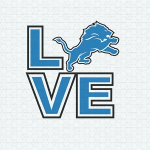 modern with a bold and playful twist Lions classic SVG design showing excitement and pride for Cricut and Silhouette cutting machines