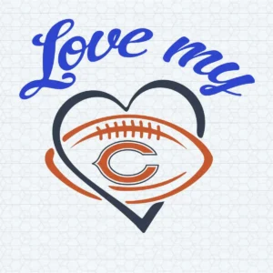 Love My Chicago Bears Forever SVG Sport NFL Lover