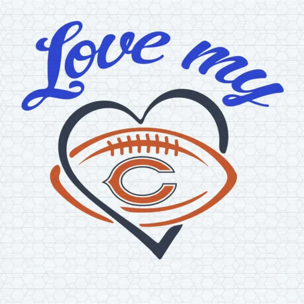 Love My Chicago Bears Forever SVG Sport NFL Lover