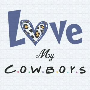 modern with playful elements Cowboys logo SVG design showing joy and pride for Cricut and Silhouette cutting machines