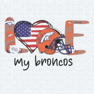 modern with a playful twist, incorporating elements of nostalgia Broncos classic SVG design showing excitement and pride for Cricut and Silhouette cutting machines