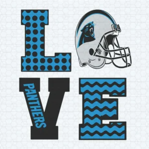 Love Panthers Vector SVG Cricut File