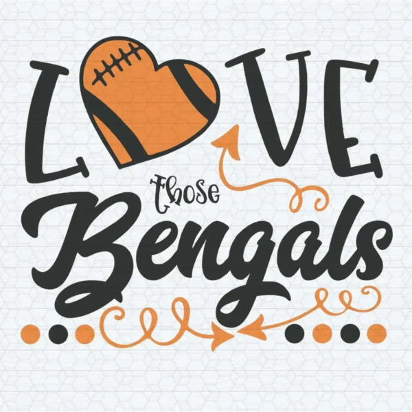 modern with a playful twist Bengals classic SVG design showing excitement for Cricut and Silhouette cutting machines