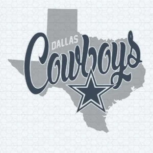 vintage with a modern twist, incorporating elements of Texas culture Cowboys classic SVG design showing pride for Cricut and Silhouette cutting machines