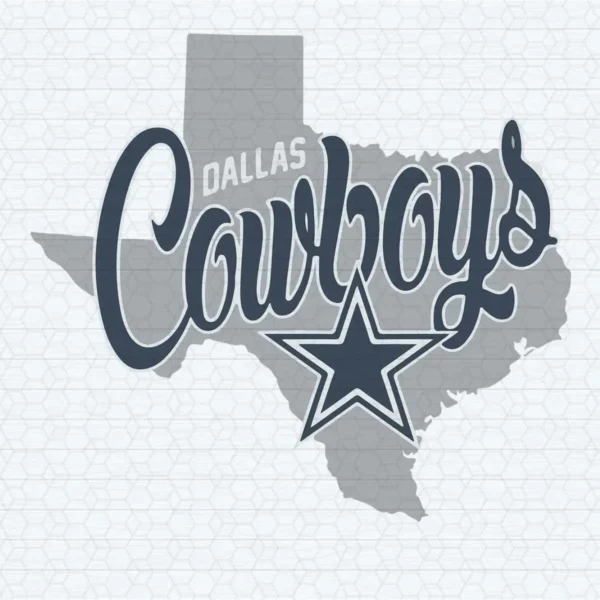 vintage with a modern twist, incorporating elements of Texas culture Cowboys classic SVG design showing pride for Cricut and Silhouette cutting machines