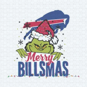 Merry Billsmas Buffalo Football Logo SVG Cricut File