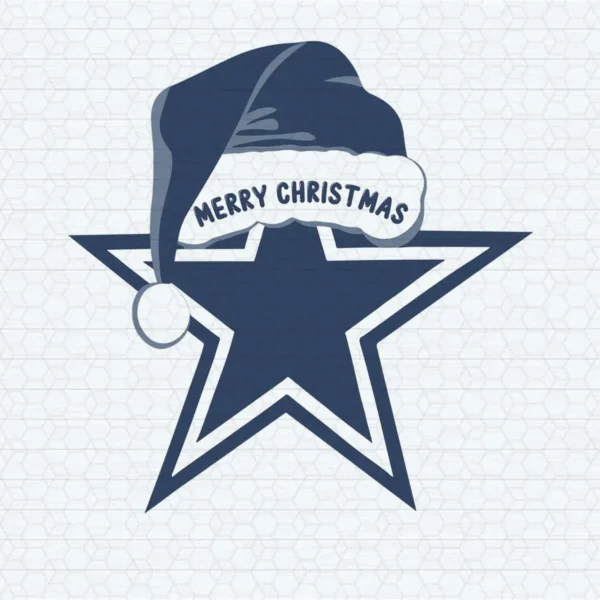 modern with a festive twist Cowboys classic SVG design showing joy and nostalgia for Cricut and Silhouette cutting machines