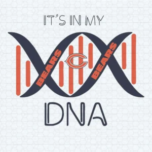 My Chicago Bears DNA SVG Cricut Digital Download