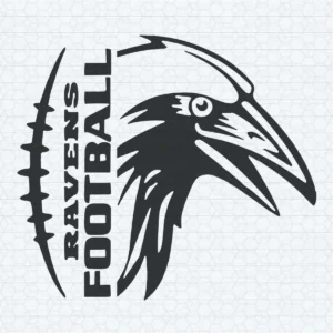 NFL Baltimore Ravens Bird Silhouette SVG Background Transparent