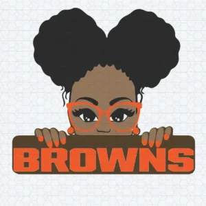 modern and playful with a touch of vintage Browns logo SVG design showing joy and pride for Cricut and Silhouette cutting machines