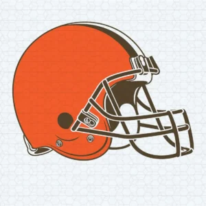 vintage with a modern twist, emphasizing nostalgia and tradition Browns helmet SVG design showing nostalgia and pride for Cricut and Silhouette cutting machines