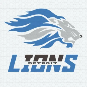 modern with bold elements Lions logo SVG design showing pride for Cricut and Silhouette cutting machines