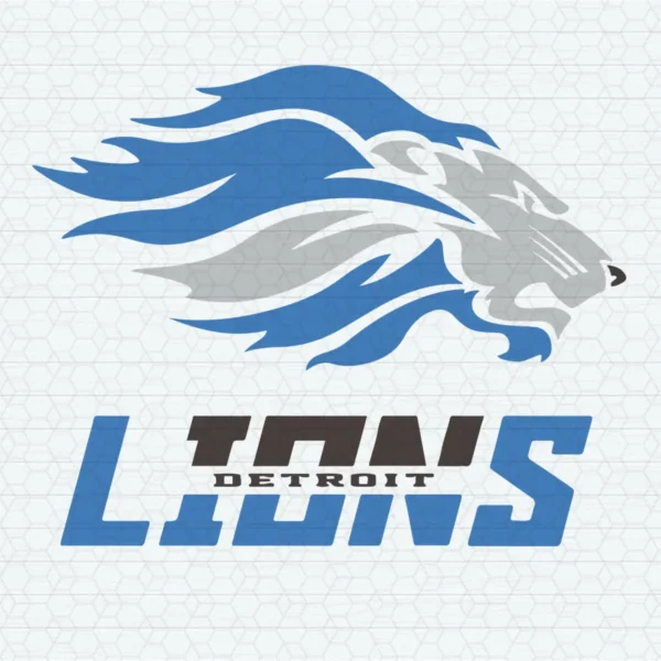 modern with bold elements Lions logo SVG design showing pride for Cricut and Silhouette cutting machines