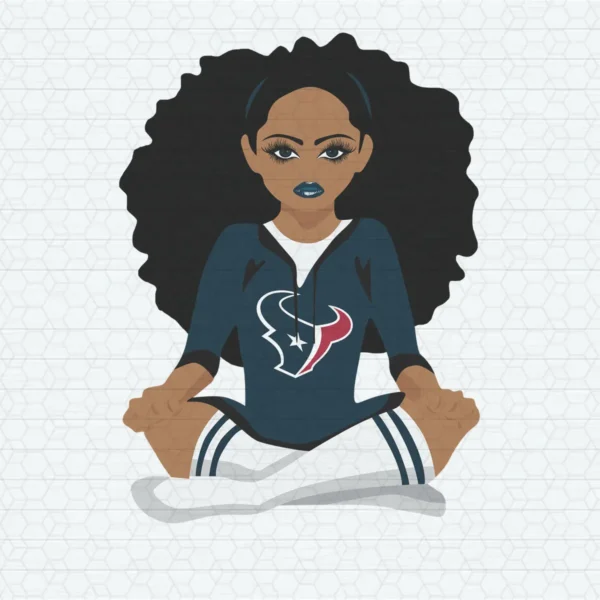 modern with a playful twist, featuring a stylized character representation Texans classic SVG design showing pride and excitement for Cricut and Silhouette cutting machines