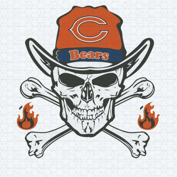 Nfl Chicago Bears Skull Logo Gift Diy Crafts SVG Files For Cricut