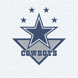 modern with a vintage touch Cowboys logo SVG design showing pride for Cricut and Silhouette cutting machines