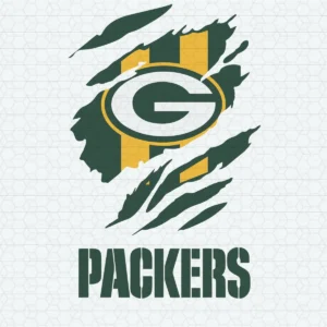 modern with a bold, dynamic feel Packers classic SVG design showing pride for Cricut and Silhouette cutting machines