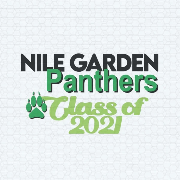 Nile Garden Panthers Class Of 2021 SVG Back To School