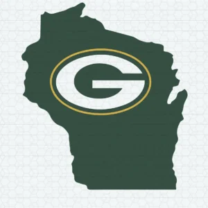 modern vintage with a bold silhouette Packers classic SVG design showing pride for Cricut and Silhouette cutting machines