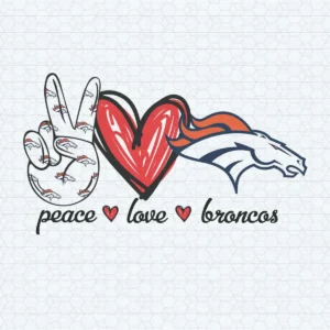 modern with a playful twist Broncos classic SVG design showing excitement and camaraderie for Cricut and Silhouette cutting machines