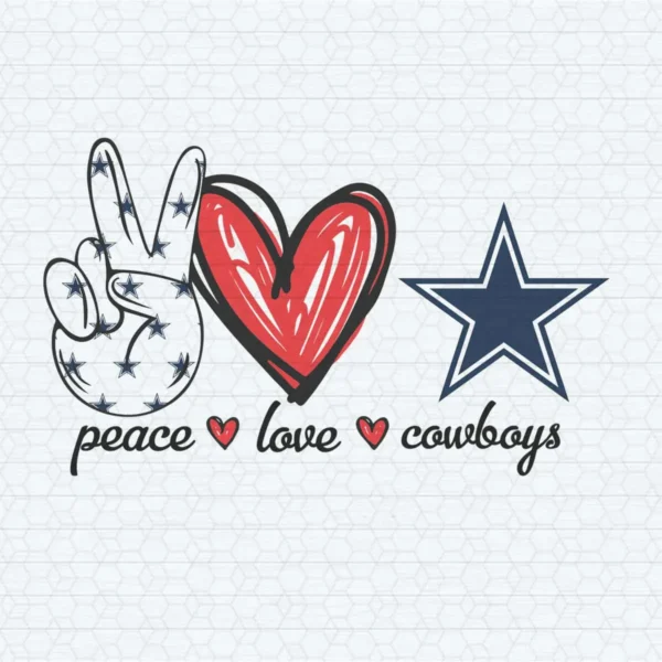 modern with a playful twist Cowboys classic SVG design showing joy and pride for Cricut and Silhouette cutting machines