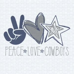 modern with a playful twist Cowboys classic SVG design showing pride for Cricut and Silhouette cutting machines