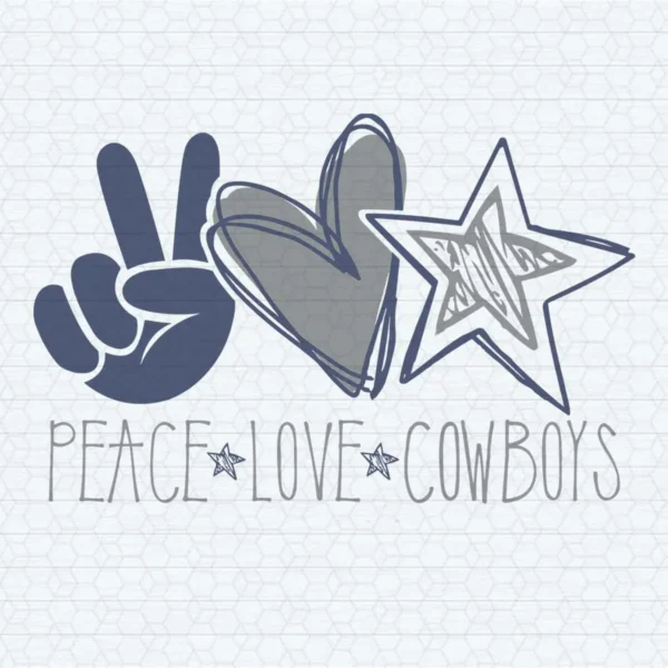 modern with a playful twist Cowboys classic SVG design showing pride for Cricut and Silhouette cutting machines