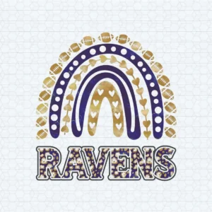 Rainbow Baltimore Ravens Png Sublimation