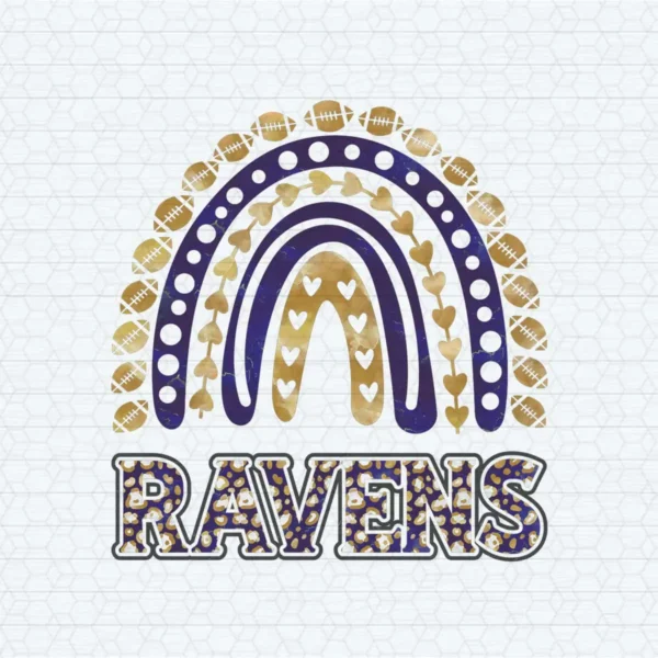 Rainbow Baltimore Ravens Png Sublimation