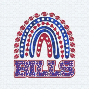 Rainbow Buffalo Bills PNG Sublimation Design NFL Super Bowl