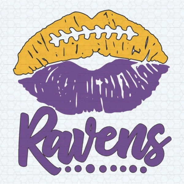 Ravens Cheerleader SVG Baltimore Ravens SVG Sexy Lips Ravens SVG