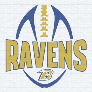 Ravens Football Logo SVG Background Transparent Digital File