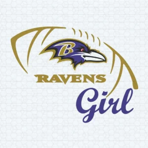 Ravens Girl SVG Cricut File Digital Download