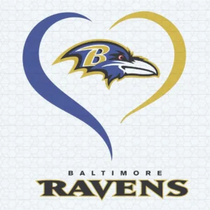 Ravens Love Football NFL Super Bowl SVG
