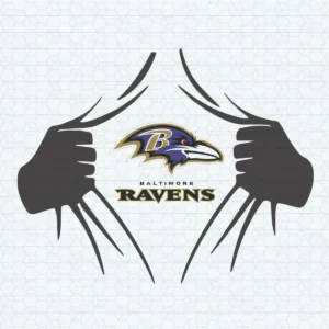 Ravens Superman Logo SVG Background Transparent Digital File