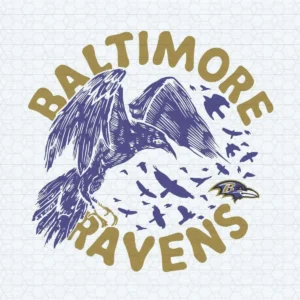 Retro Baltimore Ravens SVG Cricut Digital Download