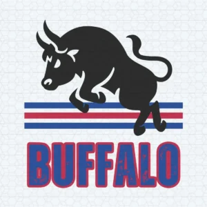 Retro Buffalo Bills Nfl Football Logo SVG Silhouette