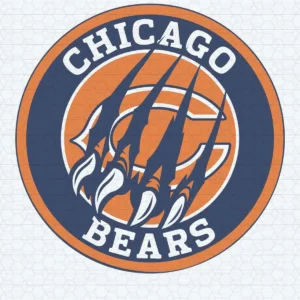 Retro Chicago Bears Logo NFL Football Team Funny SVG Cut File