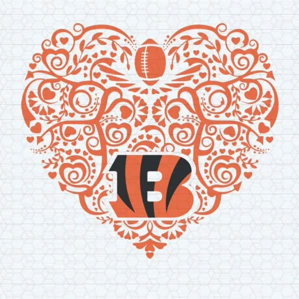 modern with a vintage touch, featuring intricate patterns Bengals logo SVG design showing excitement and pride for Cricut and Silhouette cutting machines