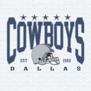 vintage with a modern twist, featuring bold elements Cowboys helmet SVG design showing pride for Cricut and Silhouette cutting machines