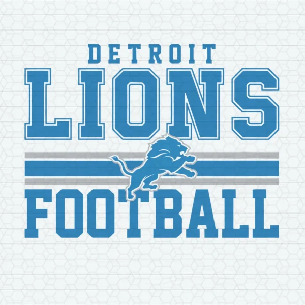 modern with a vintage touch Lions logo SVG design showing pride for Cricut and Silhouette cutting machines