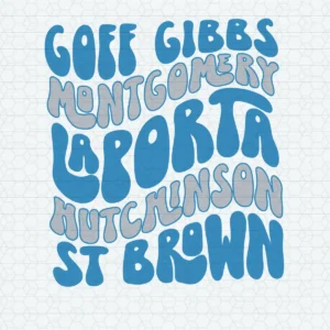 modern and bold with a playful typography approach Lions retro SVG design showing excitement and pride for Cricut and Silhouette cutting machines