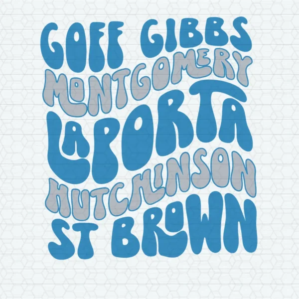 modern and bold with a playful typography approach Lions retro SVG design showing excitement and pride for Cricut and Silhouette cutting machines