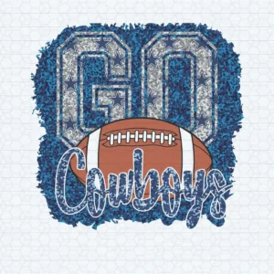vintage with a bold, textured appearance Cowboys retro SVG design showing pride for Cricut and Silhouette cutting machines