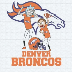 modern with a playful twist Broncos classic SVG design showing excitement for Cricut and Silhouette cutting machines