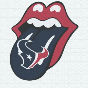 bold and modern with a playful twist Texans logo SVG design showing excitement for Cricut and Silhouette cutting machines