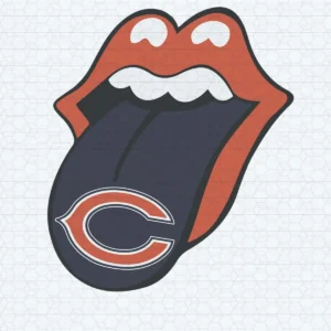 Sexy Lip Design For Chicago Bears Football Team Fans SVG