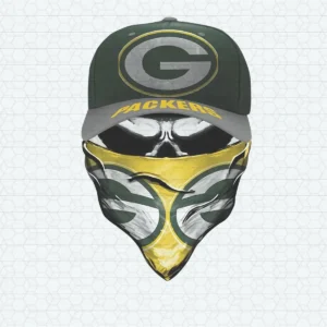 modern with vintage influences Packers skull SVG design showing pride for Cricut and Silhouette cutting machines