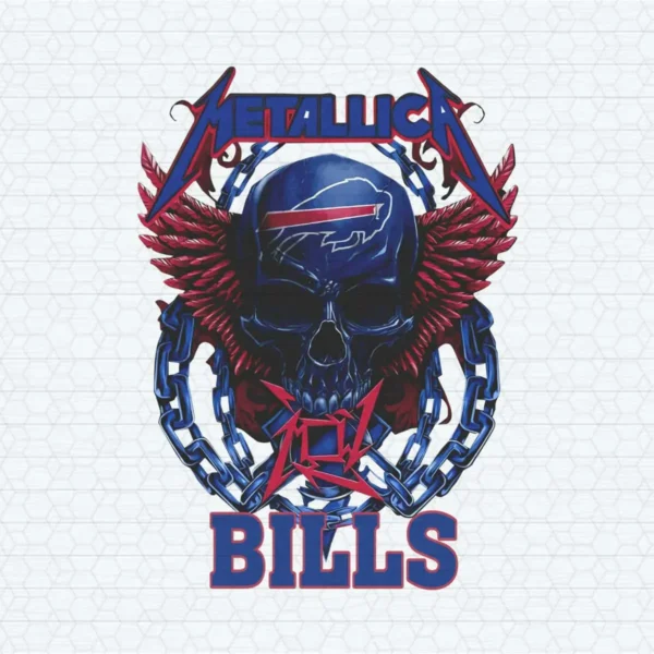 Skull Metallica Buffalo Bills Nfl Football PNG File